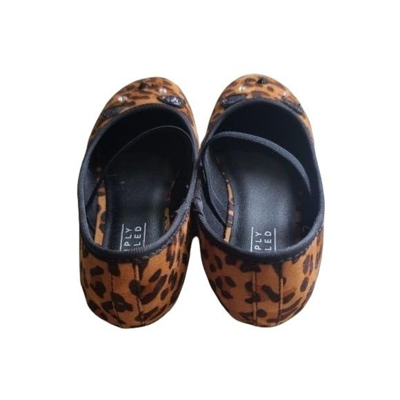 Simply Styled Girls Cheetah Print Ballet Flats - Picture 3 of 6